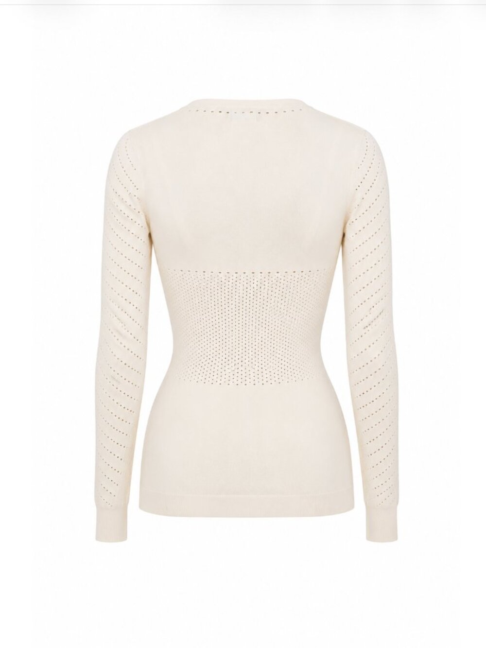 NWT MAX MARA NADAR OPEN KNIT V-NECK LONG SLEEVES PULL TOP - Picture 3 of 4